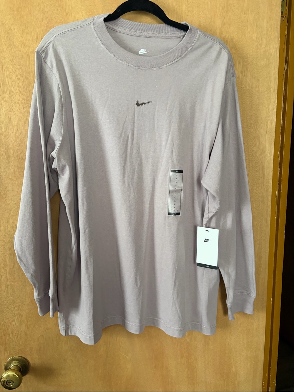 Nike Women’s Long Sleeve Crew Tee - Taupe